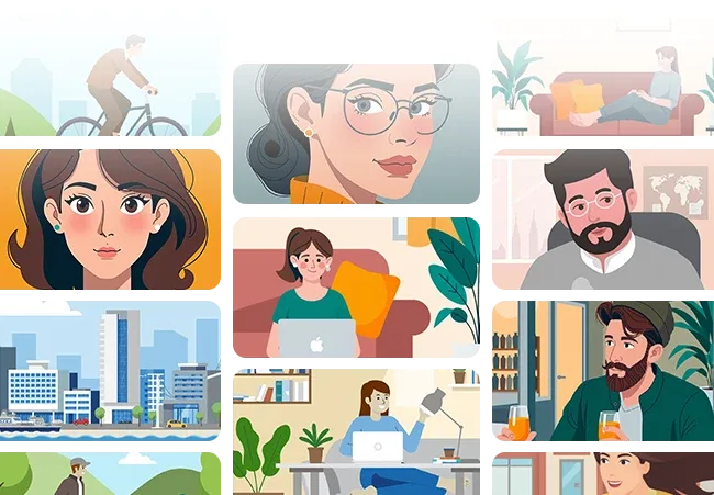 Pixel perfect illustrations